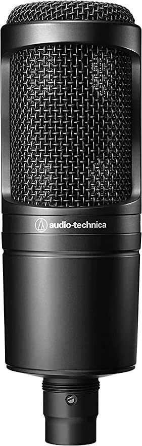 Audio Technica AT2020 Cardioid Condenser Studio XLR Microphone