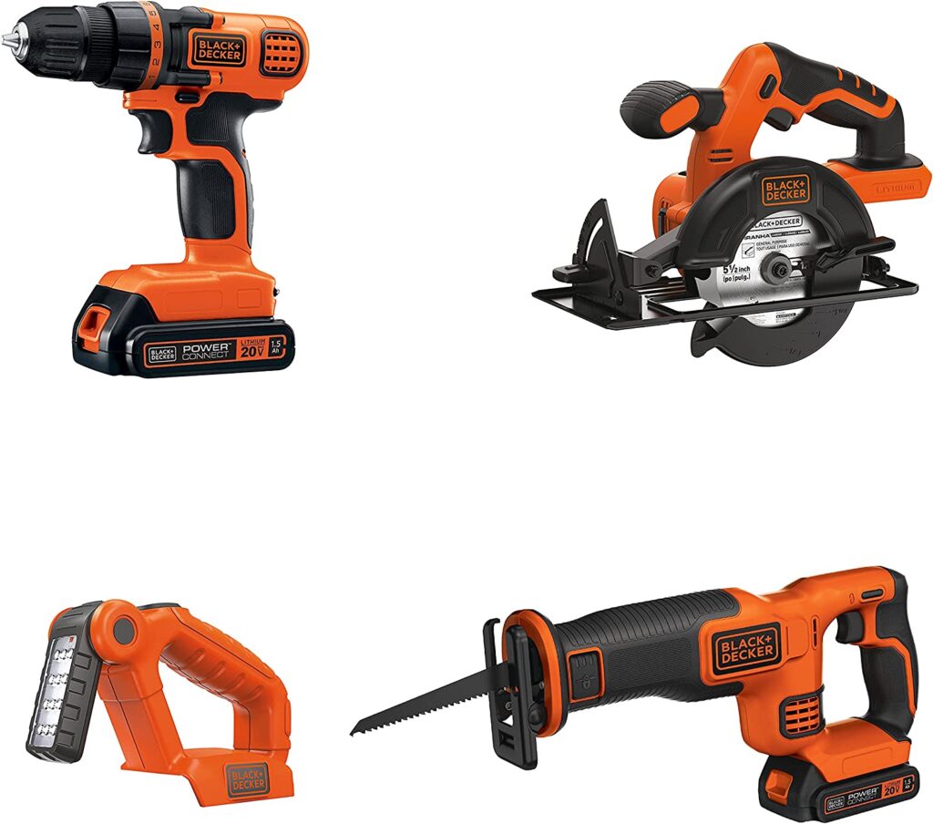 BLACKDECKER 20V MAX Cordless Drill Combo Kit