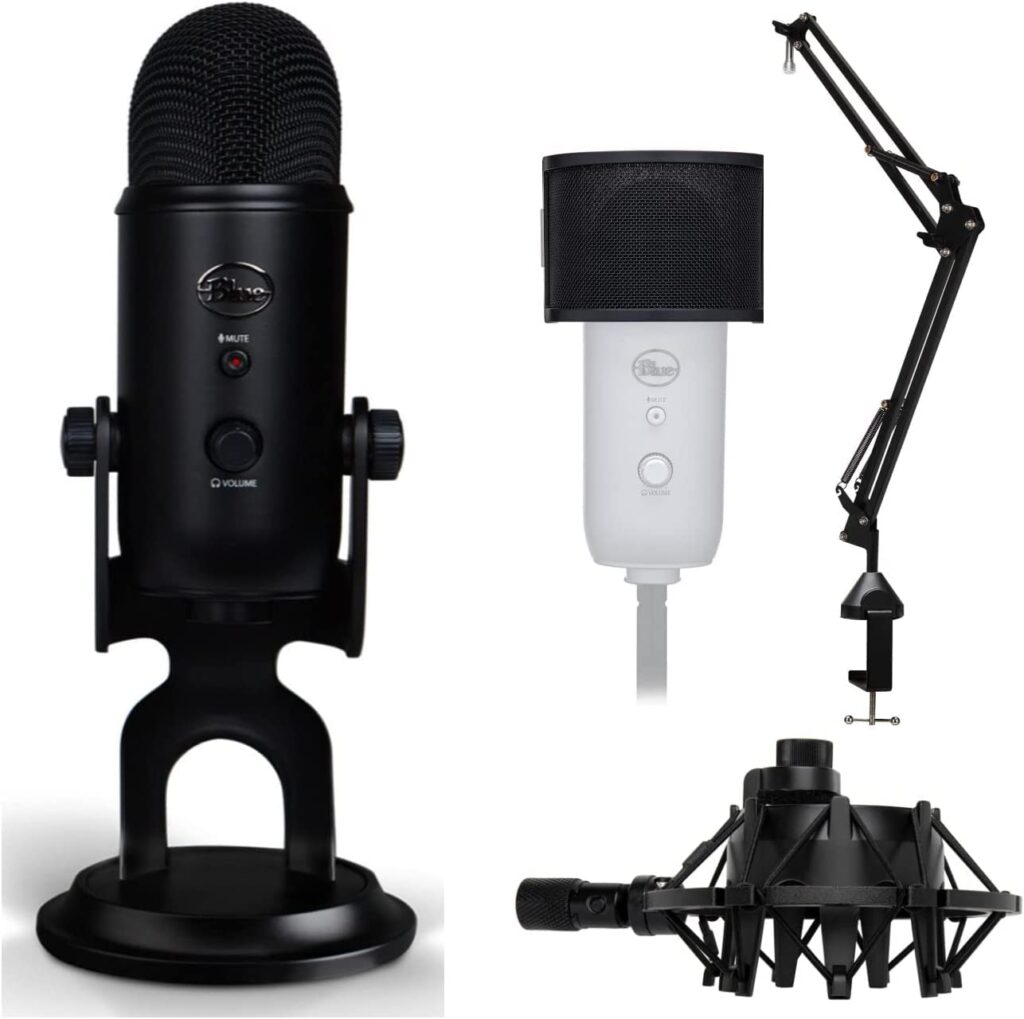 Blue Yeti USB Microphone Blackout Edition